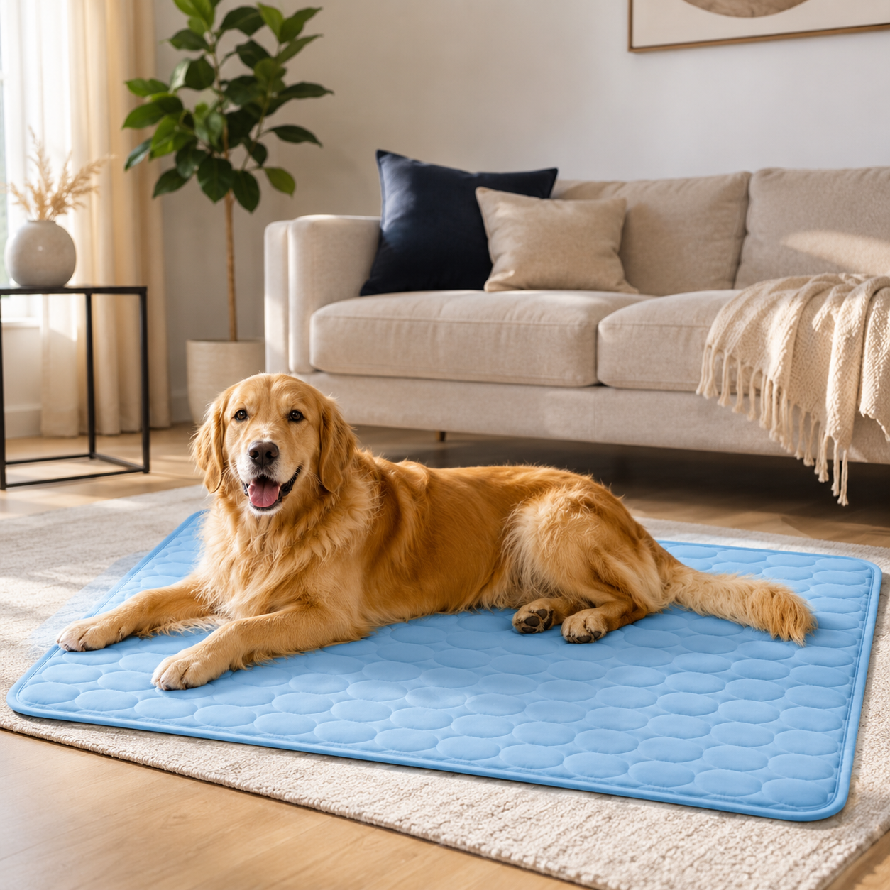 Tapis Rafraîchissant Ice Silk – Confort Été pour Chien