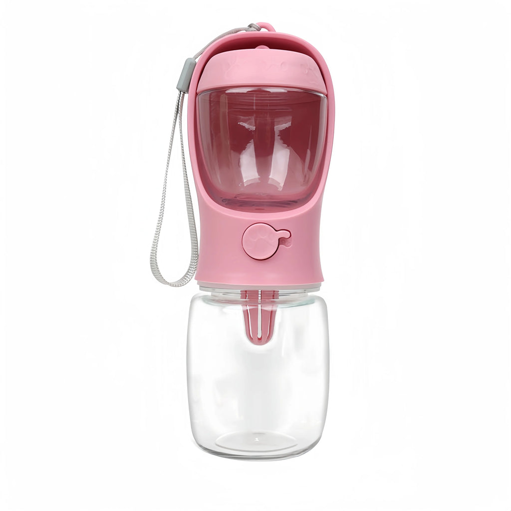 Gourde 2-en-1 pour Chien et Chat – Eau & Nourriture en Balade