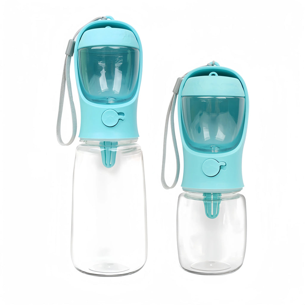 Gourde 2-en-1 pour Chien et Chat – Eau & Nourriture en Balade