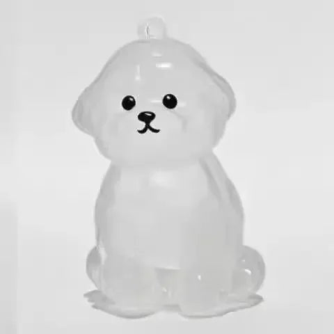 Porte-Clés Capsule Souvenir Poils d'Animal – Médaillon Mémorial Chien & Chat