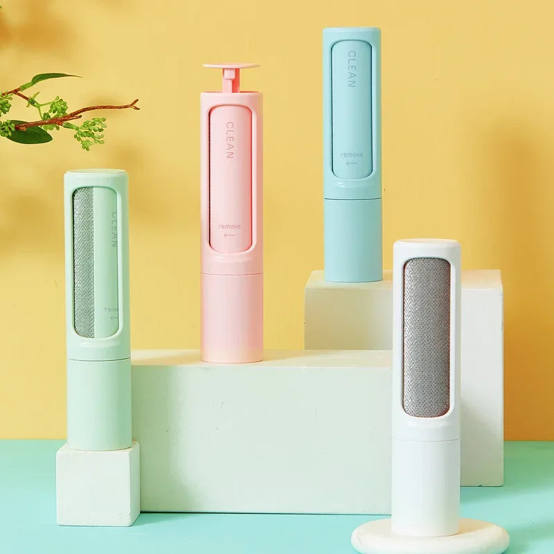 Brosse Anti-Poils 2-en-1 Réutilisable – Nettoyage Vêtements & Canapés