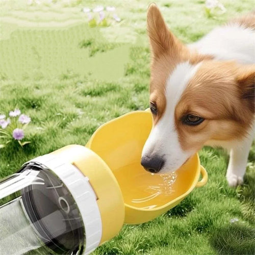 Gourde 2 en 1 pour chien et chat