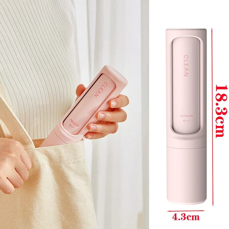 Brosse Anti-Poils 2-en-1 Réutilisable – Nettoyage Vêtements & Canapés